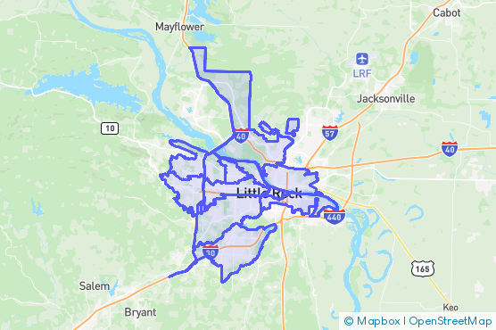 Service Area Map