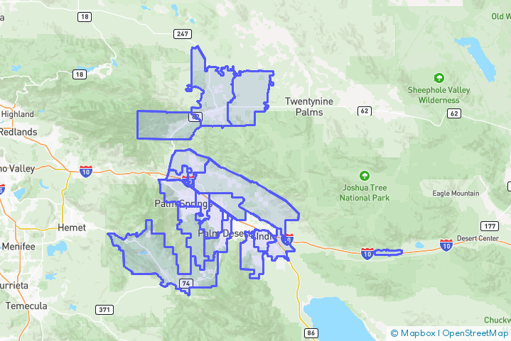 Service Area Map