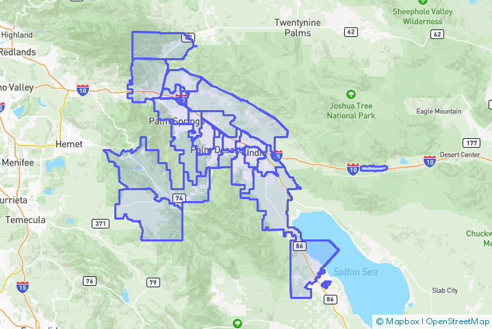 Service Area Map