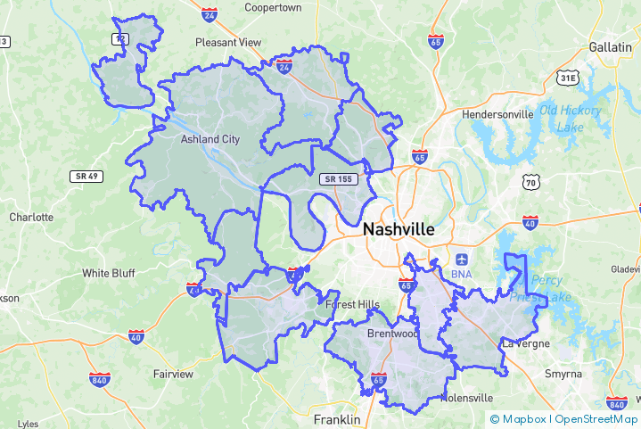 Service Area Map