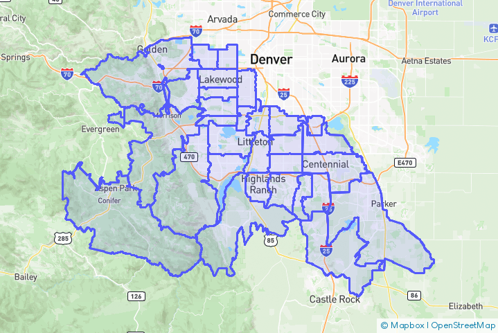 Service Area Map