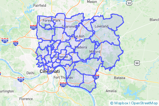 Service Area Map