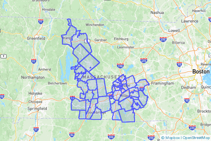 Service Area Map