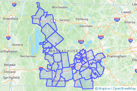 Service Area Map