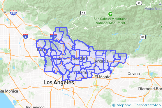 Service Area Map