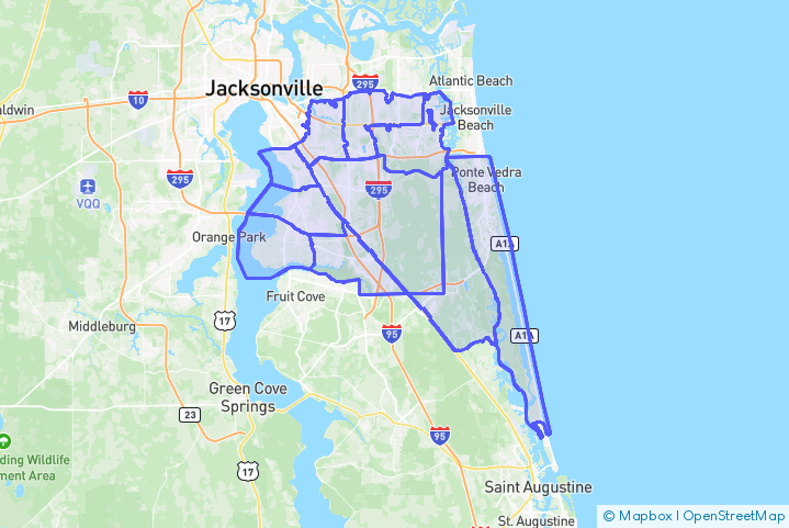 Service Area Map