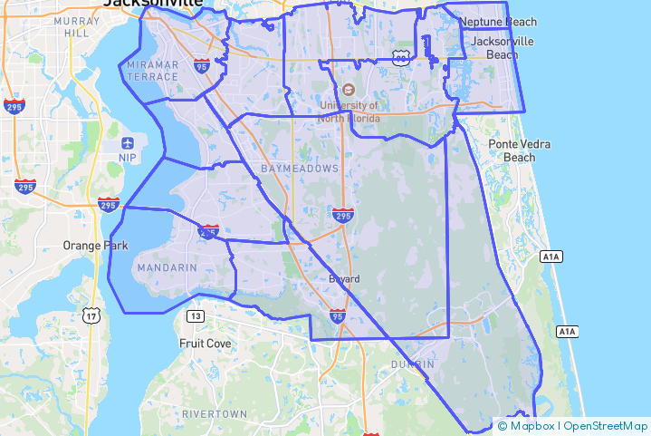 Service Area Map