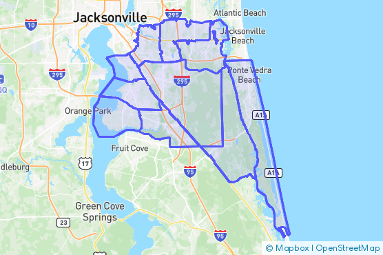 Service Area Map