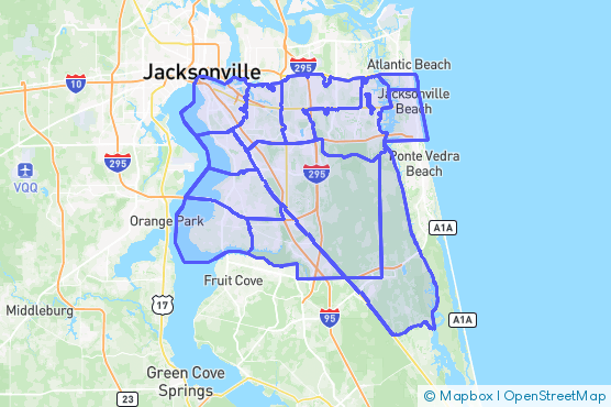 Service Area Map