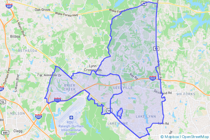 Service Area Map