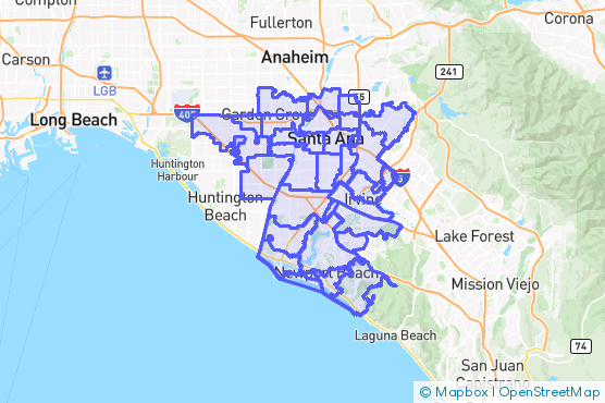 Service Area Map