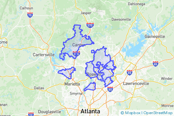 Service Area Map