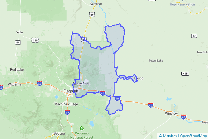 Service Area Map