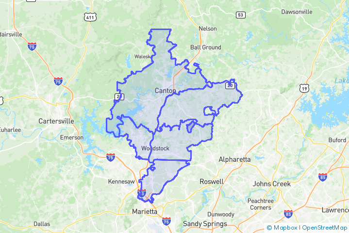 Service Area Map