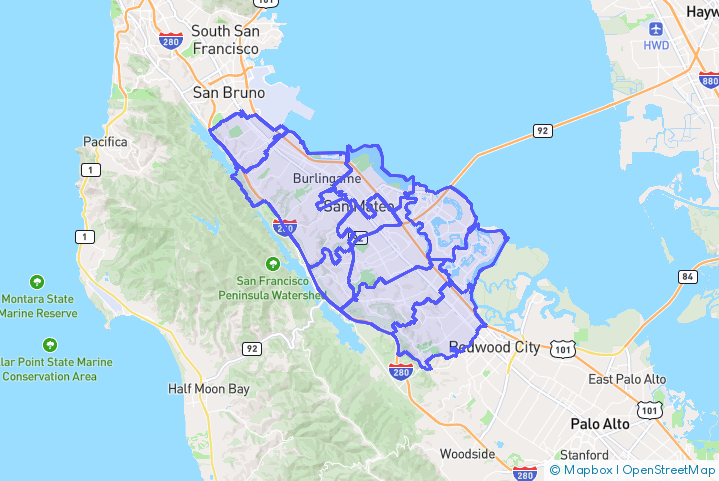 Service Area Map