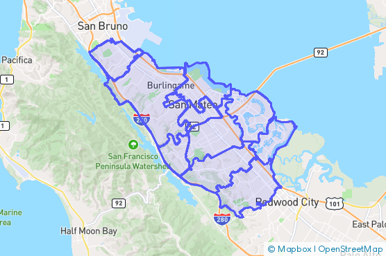 Service Area Map