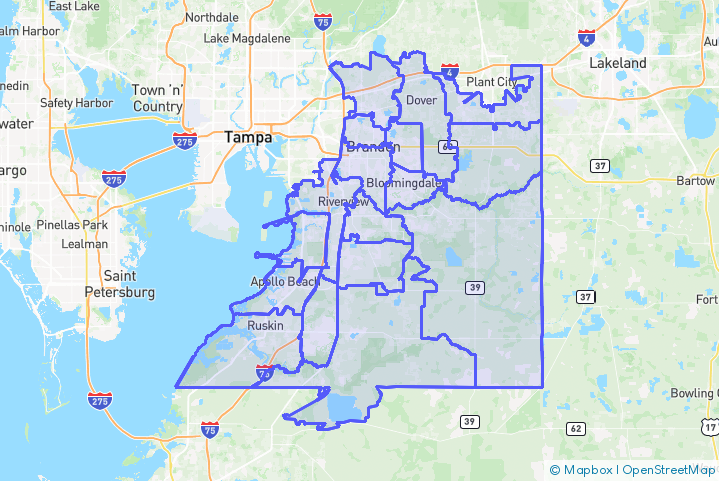 Service Area Map