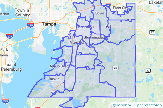 Service Area Map
