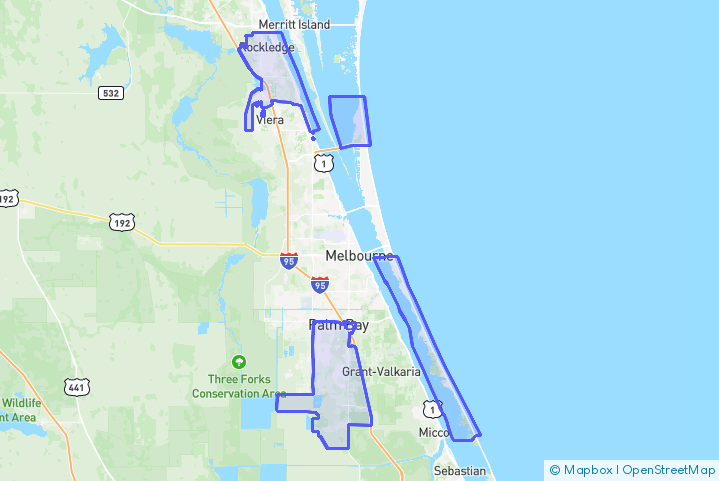 Service Area Map