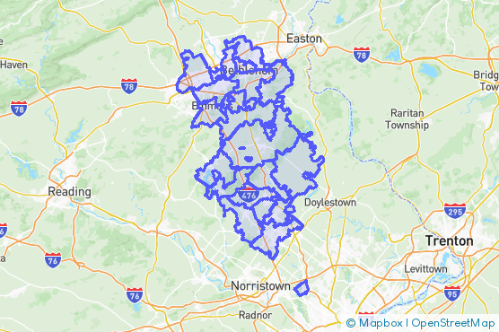 Service Area Map