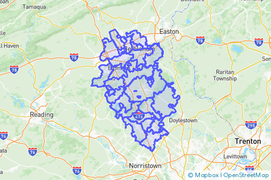 Service Area Map