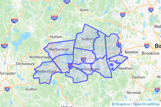 Service Area Map
