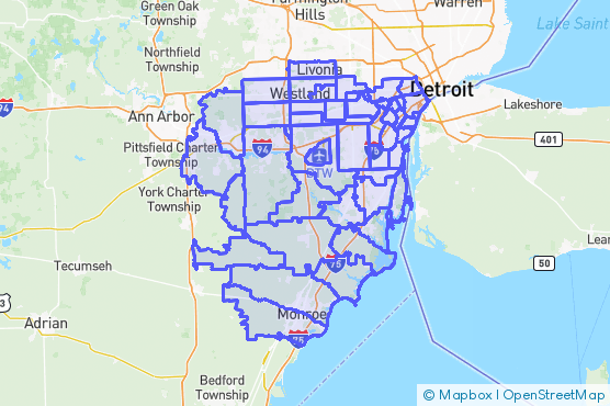 Service Area Map