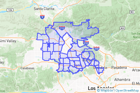 Service Area Map