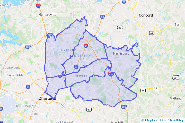 Service Area Map