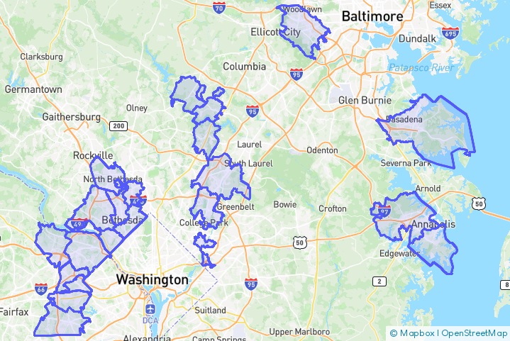 Service Area Map