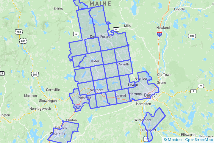 Service Area Map