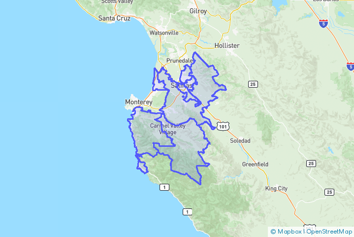 Service Area Map