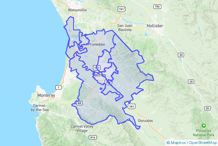 Service Area Map