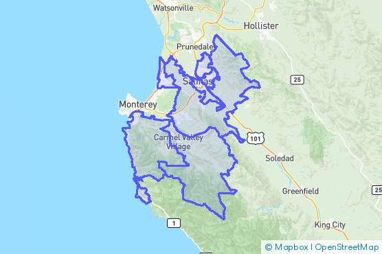 Service Area Map