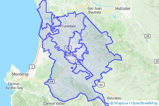 Service Area Map