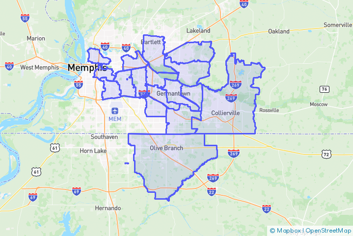 Service Area Map