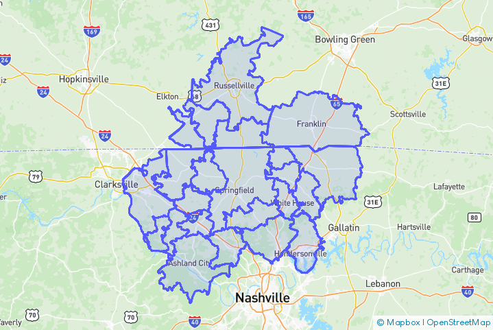 Service Area Map