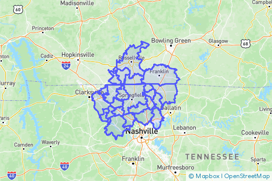 Service Area Map