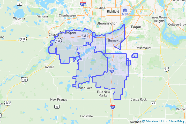 Service Area Map