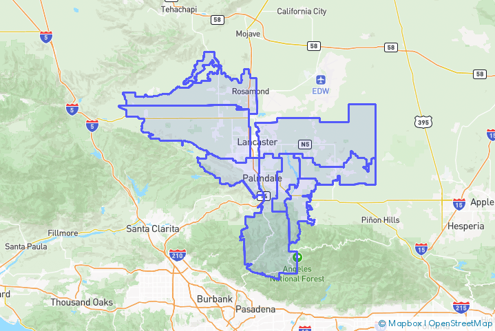 Service Area Map