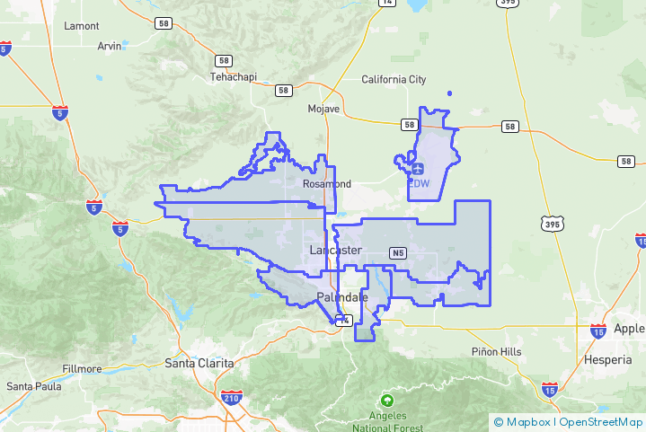 Service Area Map