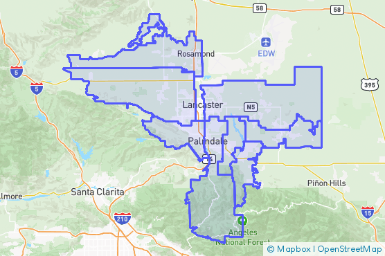 Service Area Map