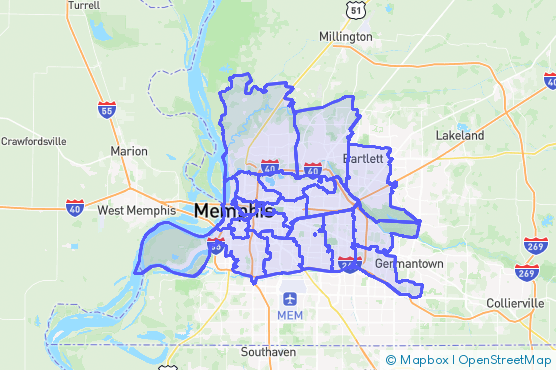 Service Area Map