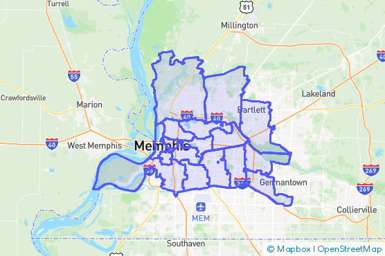 Service Area Map