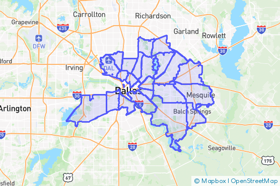Service Area Map