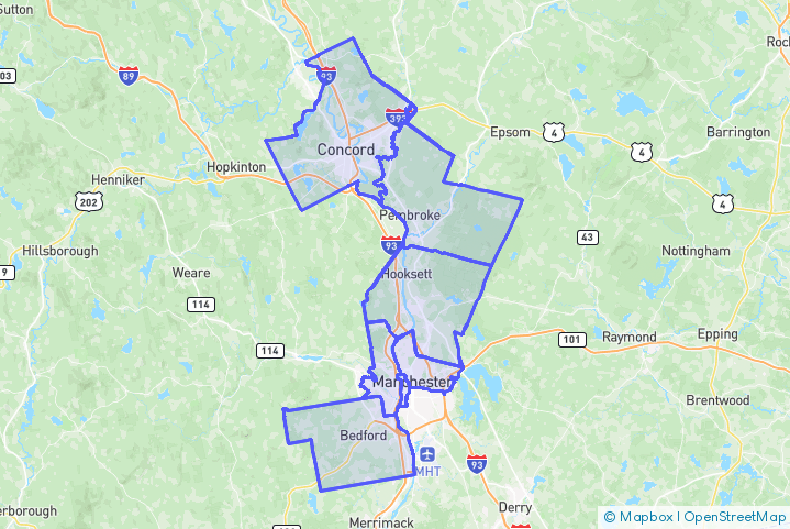 Service Area Map