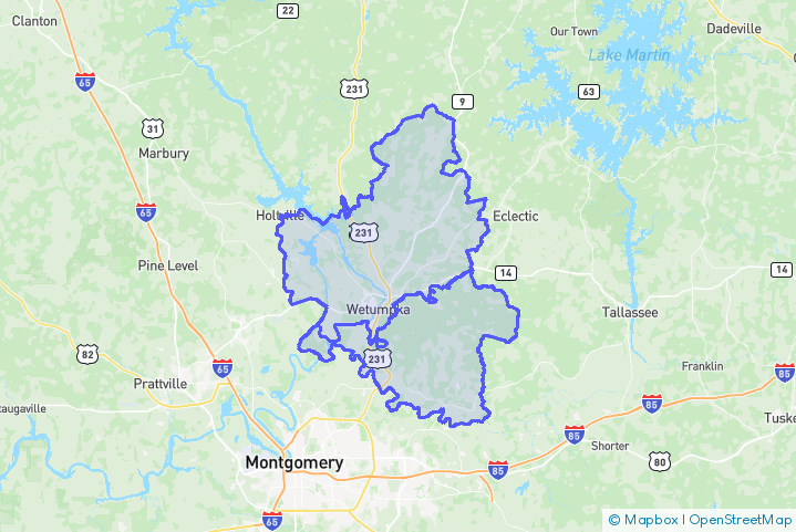 Service Area Map