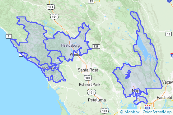 Service Area Map