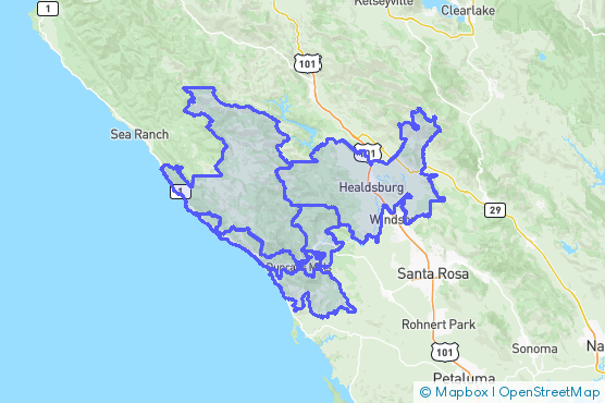 Service Area Map