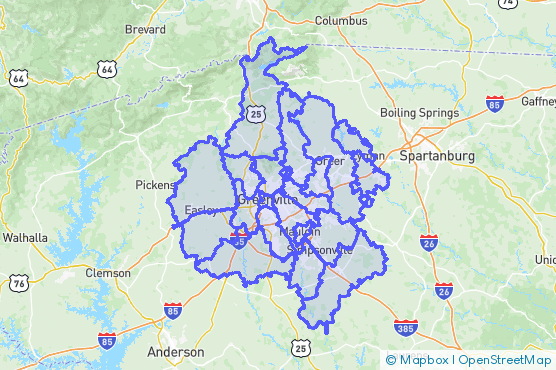 Service Area Map